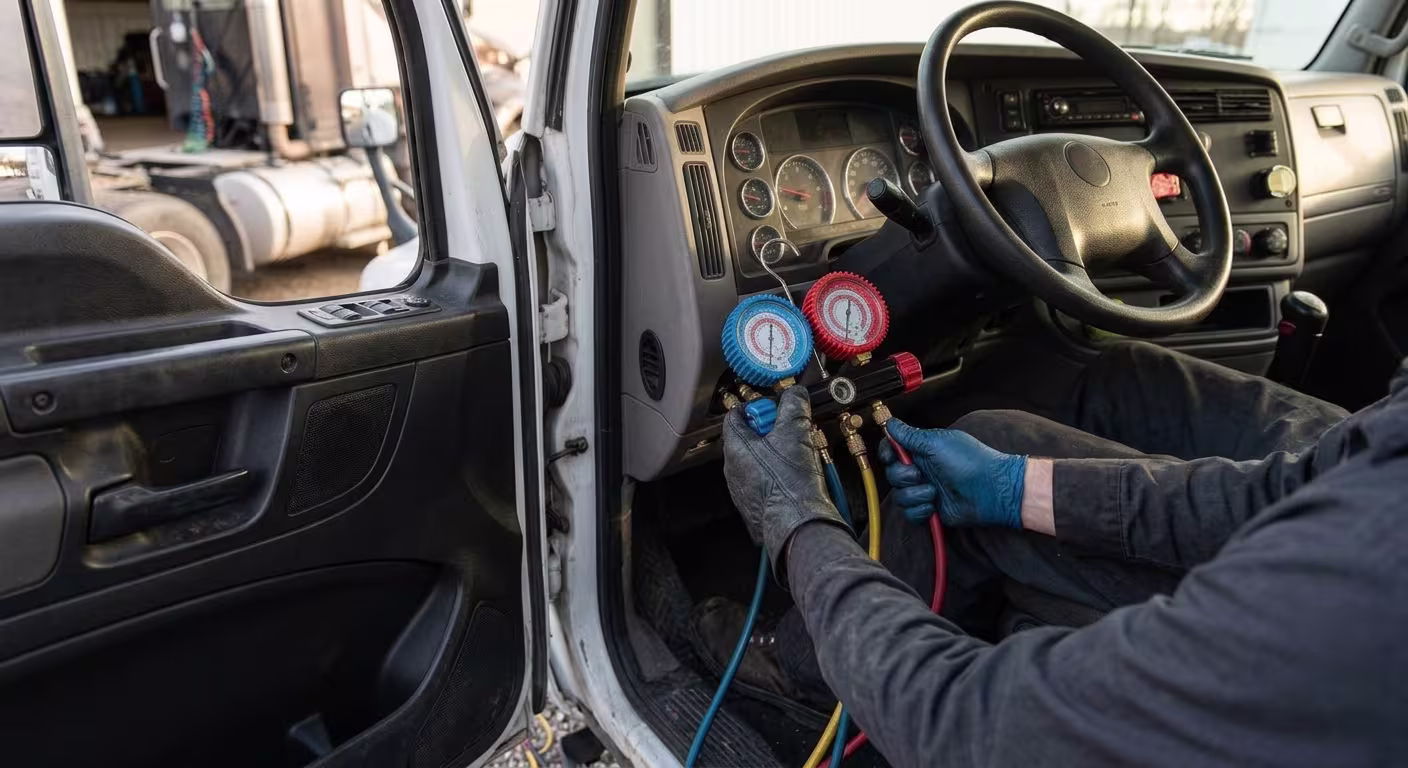 Specialized re-gassing, diagnostics, and repairs to keep operator cabs cool all year round.